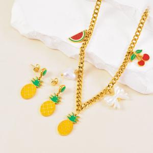 SS Jewelry Set(Most Women) - KS225245-WGLJ