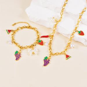 SS Jewelry Set(Most Women) - KS225246-WGLJ