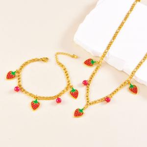 SS Jewelry Set(Most Women) - KS225249-WGLJ