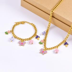 SS Jewelry Set(Most Women) - KS225254-WGLJ