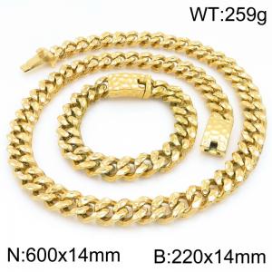 SS Jewelry Set(Most Men) - KS225270-KJX