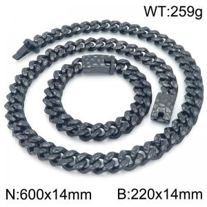 SS Jewelry Set(Most Men) - KS225271-KJX