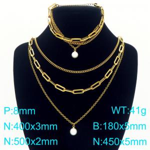 SS Jewelry Set(Most Women) - KS225462-Z