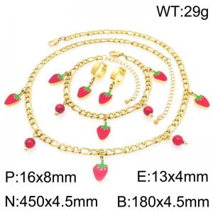 SS Jewelry Set(Most Women) - KS225675-Z