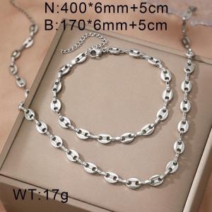 SS Jewelry Set(Most Women) - KS226045-YWYM