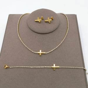 SS Jewelry Set(Most Women) - KS227200-HR