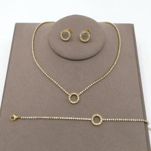SS Jewelry Set(Most Women) - KS227201-HR