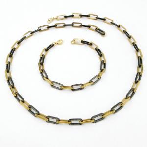 SS Jewelry Set(Most Men) - KS227208-JG