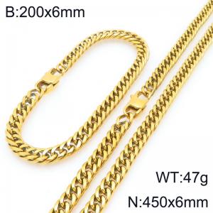 SS Jewelry Set(Most Men) - KS227941-ZZ