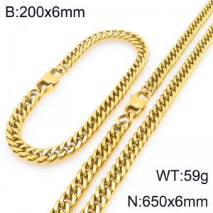 SS Jewelry Set(Most Men) - KS227945-ZZ