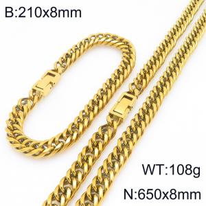 SS Jewelry Set(Most Men) - KS227963-ZZ