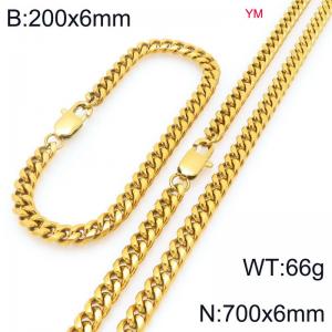 SS Jewelry Set(Most Men) - KS228001-ZZ