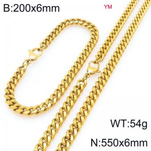 SS Jewelry Set(Most Men) - KS228004-ZZ