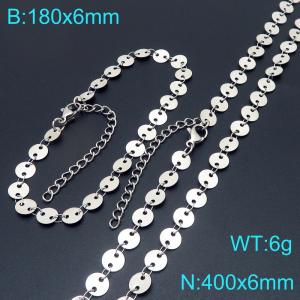 SS Jewelry Set(Most Women) - KS228301-ZJZL