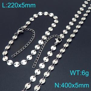SS Jewelry Set(Most Women) - KS228305-ZJZL