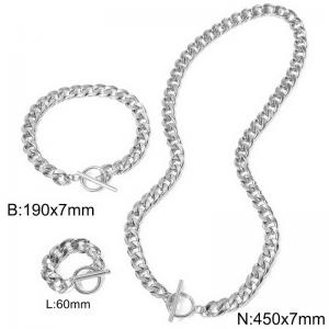 SS Jewelry Set(Most Women) - KS228328-Z
