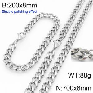 SS Jewelry Set(Most Men) - KS228427-Z