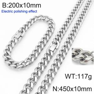 SS Jewelry Set(Most Men) - KS228428-Z