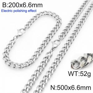 SS Jewelry Set(Most Men) - KS228459-Z