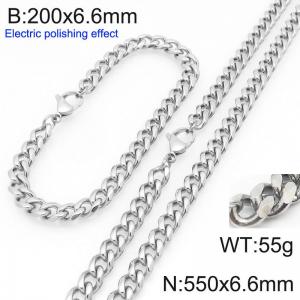 SS Jewelry Set(Most Men) - KS228460-Z