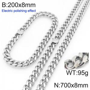SS Jewelry Set(Most Men) - KS228469-Z