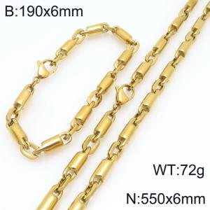 SS Jewelry Set(Most Men) - KS228853-Z