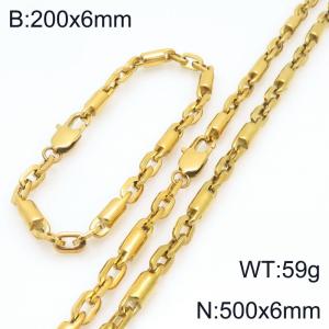 SS Jewelry Set(Most Men) - KS228866-Z