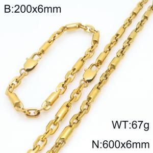 SS Jewelry Set(Most Men) - KS228868-Z