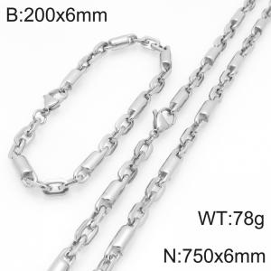 SS Jewelry Set(Most Men) - KS228892-Z