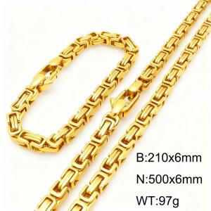 SS Jewelry Set(Most Men) - KS229640-Z