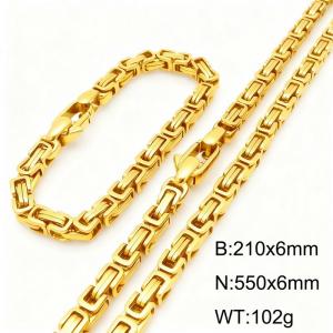 SS Jewelry Set(Most Men) - KS229641-Z