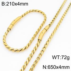 SS Jewelry Set(Most Men) - KS229652-Z