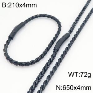 SS Jewelry Set(Most Men) - KS229653-Z