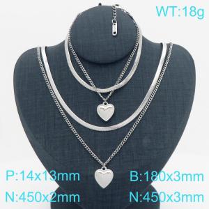 SS Jewelry Set(Most Women) - KS229846-Z