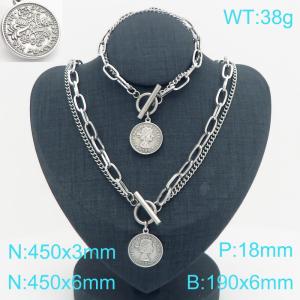SS Jewelry Set(Most Women) - KS229852-Z