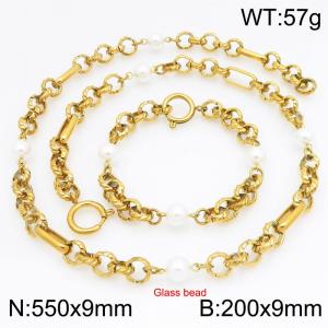 SS Jewelry Set - KS230115-Z