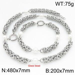 SS Jewelry Set - KS230123-Z