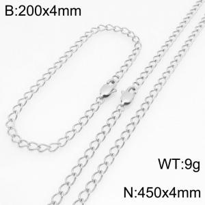 SS Jewelry Set(Most Men) - KS230124-Z