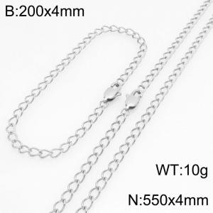 SS Jewelry Set(Most Men) - KS230126-Z