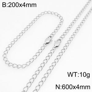 SS Jewelry Set(Most Men) - KS230127-Z