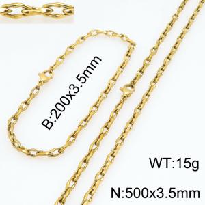 SS Jewelry Set(Most Men) - KS230137-Z