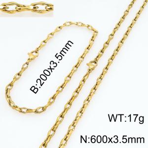 SS Jewelry Set(Most Men) - KS230139-Z