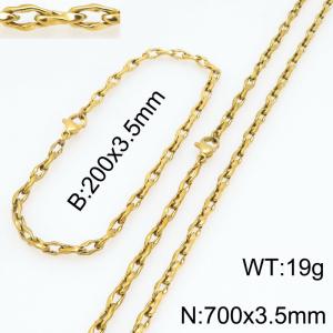 SS Jewelry Set(Most Men) - KS230141-Z