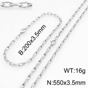 SS Jewelry Set(Most Men) - KS230144-Z