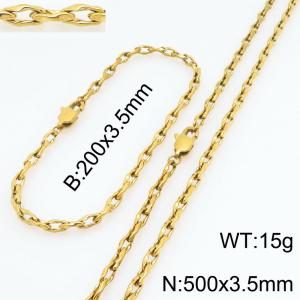 SS Jewelry Set(Most Men) - KS230149-Z