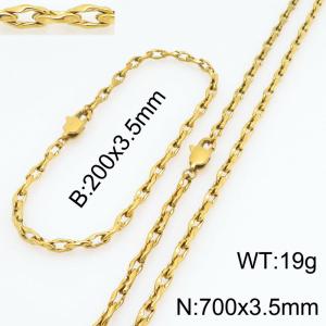 SS Jewelry Set(Most Men) - KS230153-Z