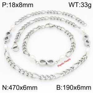 SS Jewelry Set(Most Women) - KS230290-Z