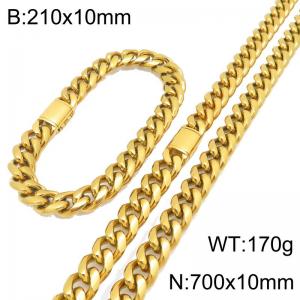 SS Jewelry Set(Most Men) - KS230422-ZLY