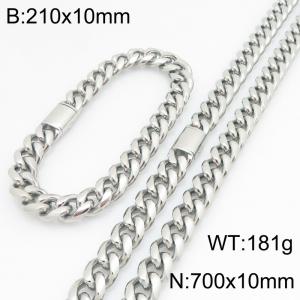 SS Jewelry Set(Most Men) - KS230430-ZLY