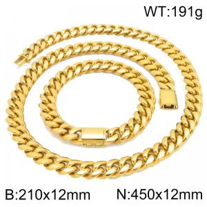 SS Jewelry Set(Most Men) - KS230433-ZLY